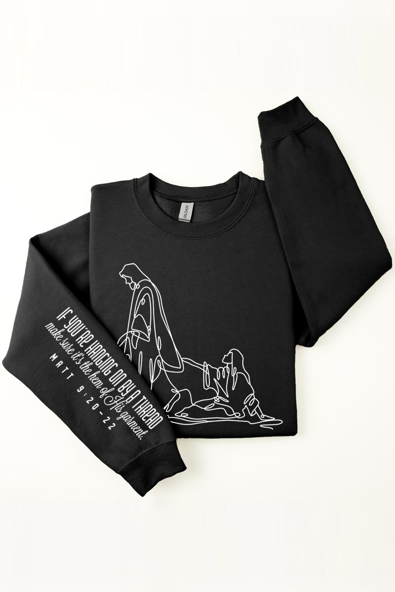 UL180P-E3075FS If Youu2019re Hanging On Graphic Plus Sweatshirt $27