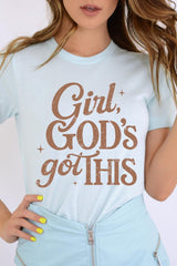US3001P-E3102 Girl, Godu2019s Got This Graphic Plus Tee $16