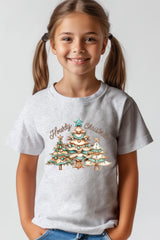 US3001Y-E3185Z Howdy Christmas Kids Graphic Tee $11