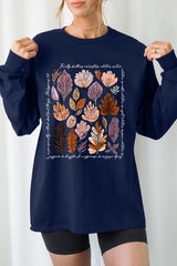 UL240-E3147 Christian Fall Graphic Long Sleeve Tee $13.75