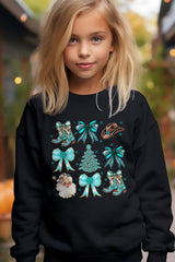 UL180B-E3180Z Western Christmas Kids Graphic Sweatshirt $20