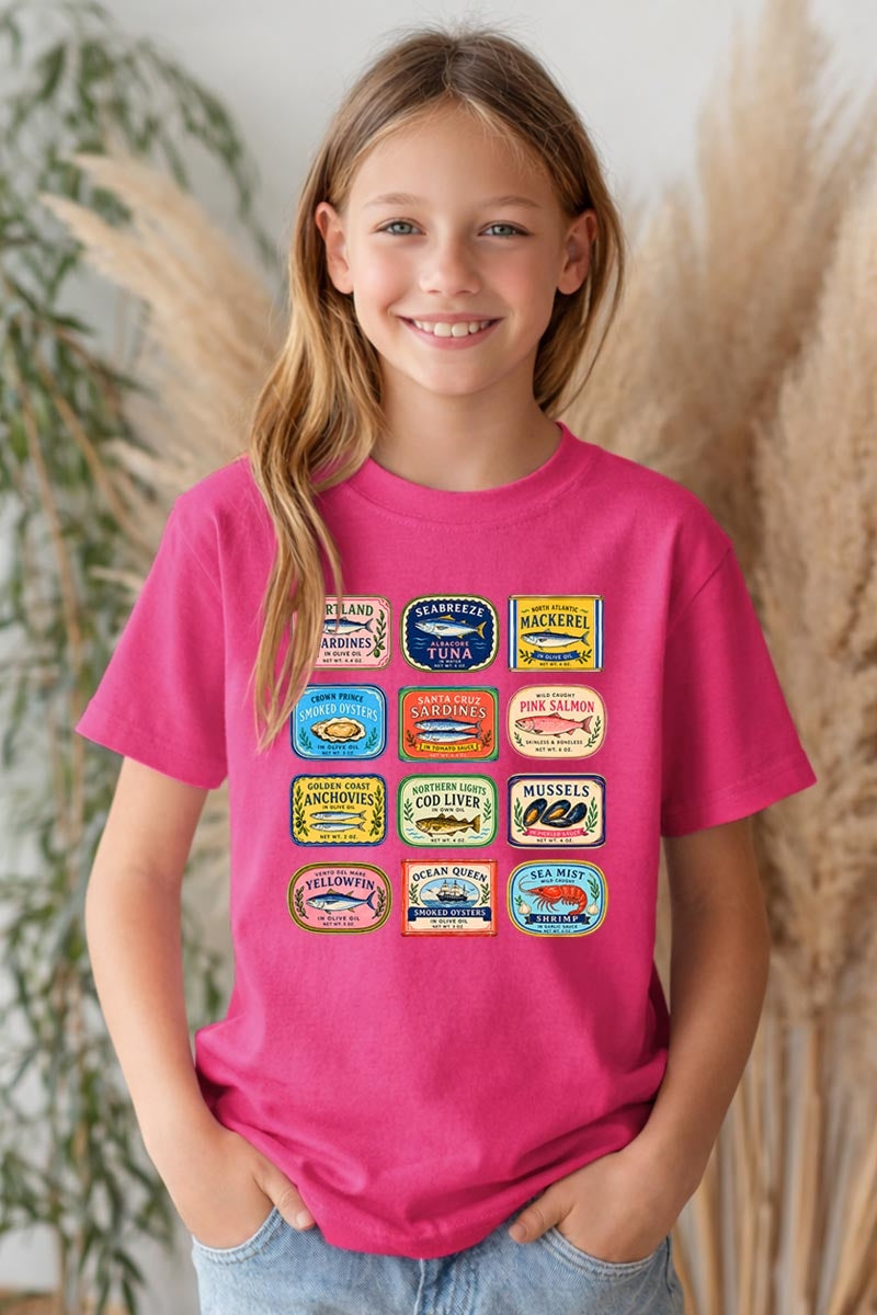 5000B-E3484Z Sardines Market Kids Graphic Heavy Cotton Tee $8.5