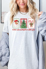 5000-E3201 Most Wonderful Time Graphic Heavy Cotton Tee $9
