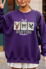 UL180P-E3192 Deer & Duck Hunting Season Graphic Plus Sweatshirt $25