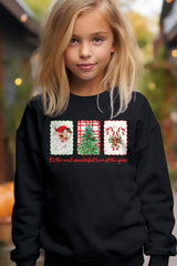 UL180B-E3201Z Most Wonderful Time Kids Graphic Sweatshirt $20