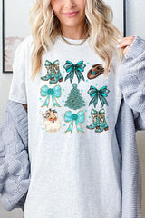 5000-E3180 Western Christmas Graphic Heavy Cotton Tee $9