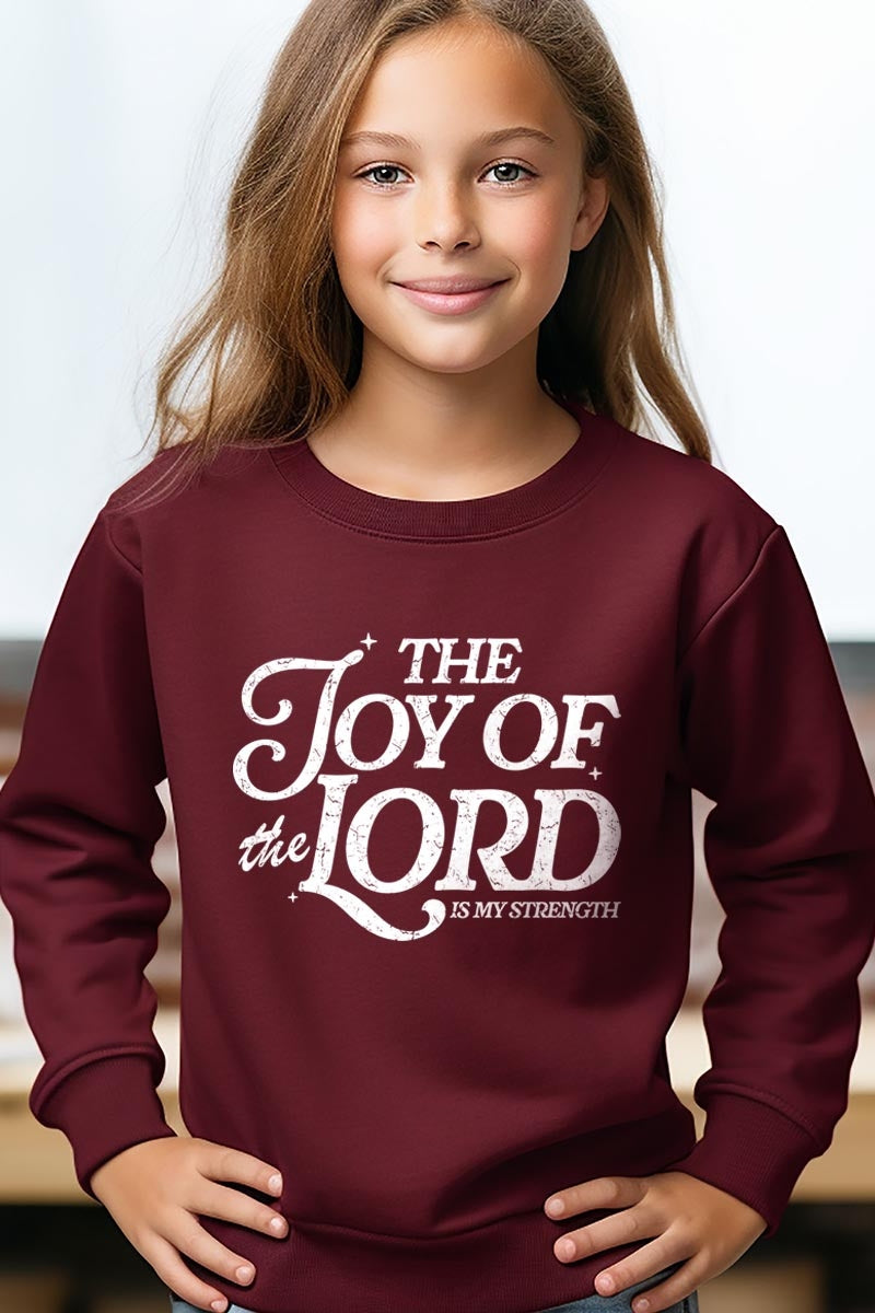 UL180B-E3179Z Joy of the Lord Kids Graphic Sweatshirt $20