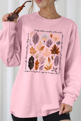 UL240-E3147 Christian Fall Graphic Long Sleeve Tee $13.75