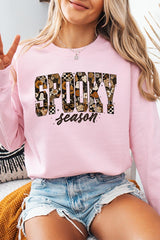 UL180P-E3105 Spooky Season Halloween Graphic Plus Sweatshirt $25