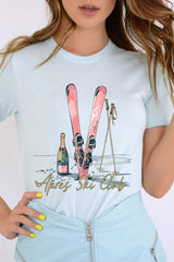US3001-E3187 Apres Ski Club Graphic Tee $12.5
