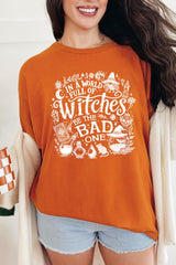 5000-E3139 In a World of Witches Graphic Heavy Cotton Tee $9
