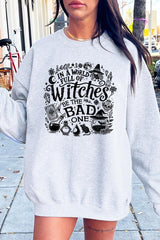 UL180-E3139 In a World of Witches Graphic Sweatshirt $20