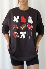 UL240-E3080 Georgia Football Graphic Long Sleeve Tee $13.75