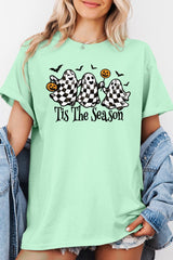5000P-E3124 Retro Ghosts Graphic Plus Heavy Cotton Tee $12.75