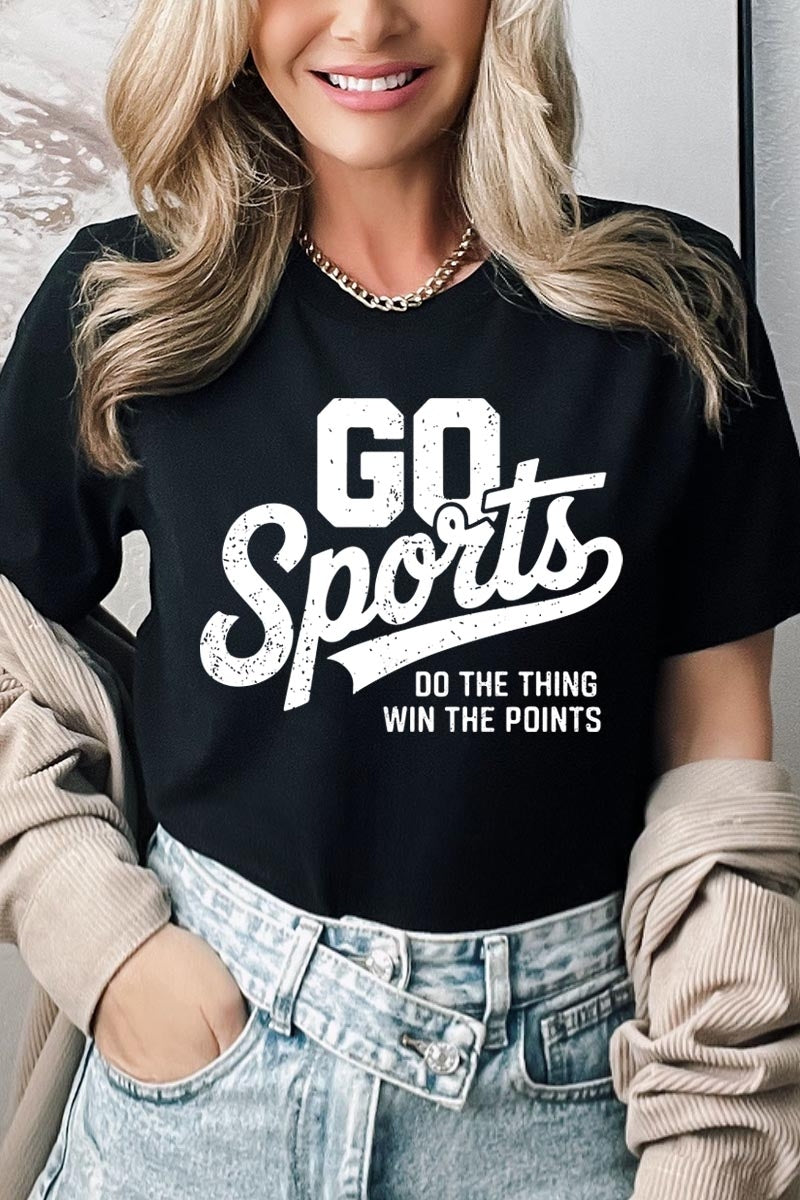 US3001-E3103 Go Sports Graphic Tee $12.5