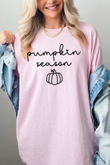 5000-E3152 Pumpkin Season Graphic Heavy Cotton Tee $9