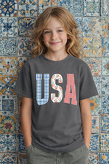 5000B-E3481Z USA Retro Kids Graphic Heavy Cotton Tee $8.5