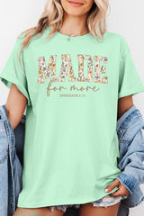 5000-E3068 Made for More Faith Graphic Heavy Cotton Tee $9