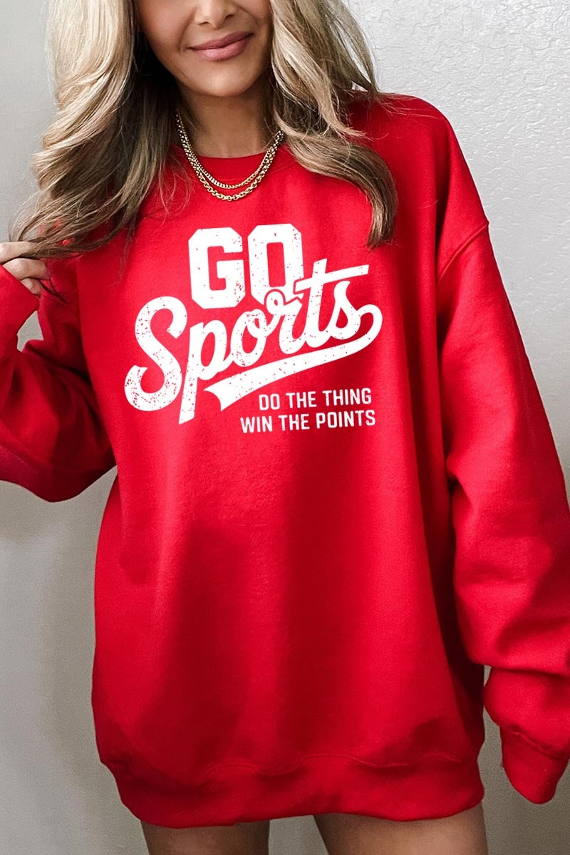 UL180-E3103 Go Sports Graphic Sweatshirt $20