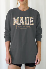 UL240P-E3068 Made for More Faith Graphic Plus Long Sleeve Tee $17