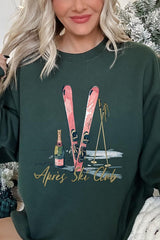UL180-E3187 Apres Ski Club Graphic Sweatshirt $20