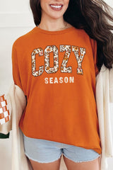 5000P-E3082 Cozy Season Graphic Plus Heavy Cotton Tee $12.75
