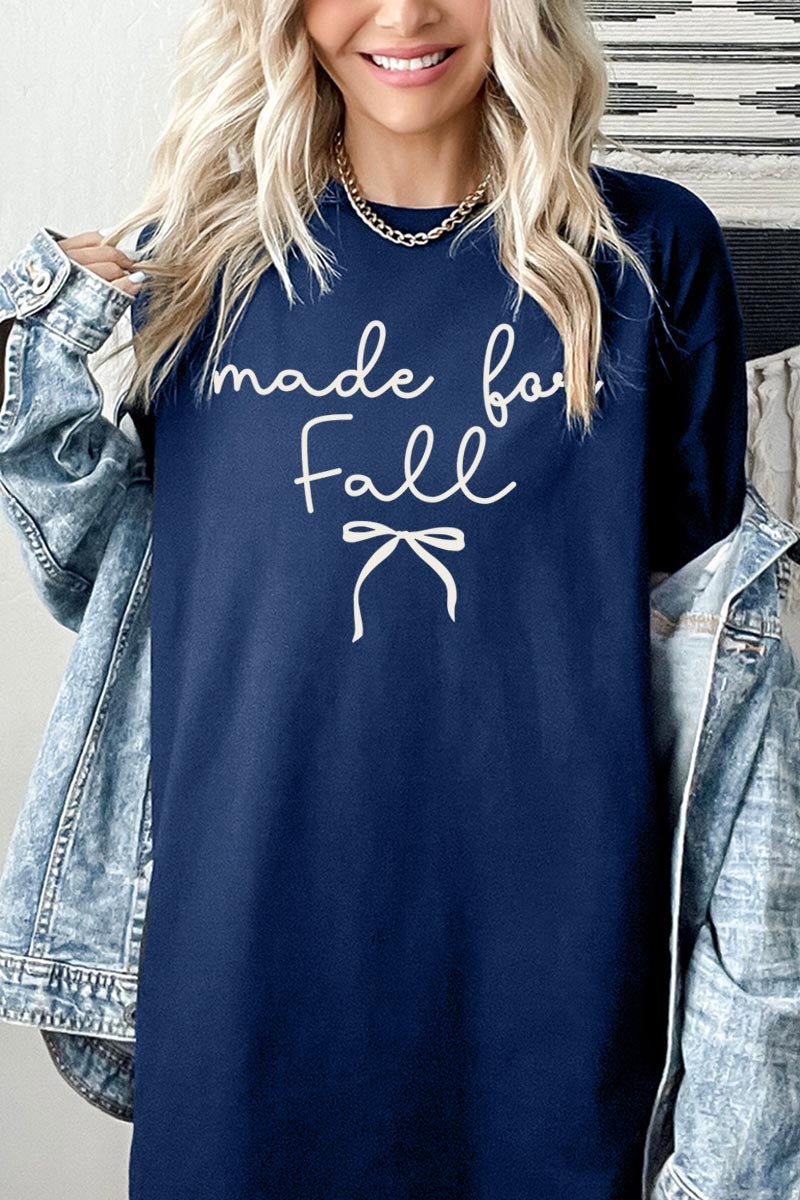 5000P-E3151 Made For Fall Graphic Plus Heavy Cotton Tee $12.75
