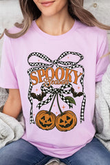 US3001P-E3085 Pumpkin Cherries Graphic Plus Tee $16
