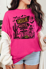5000-E3108 Skellie Motel Halloween Graphic Heavy Cotton Tee $9