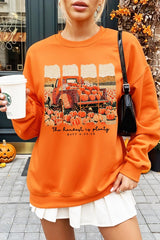 UL180P-E3172 Harvest Is Plenty Graphic Plus Sweatshirt $25