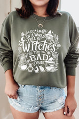 UL180-E3139 In a World of Witches Graphic Sweatshirt $20