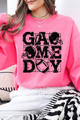 UL180-E3073 Distressed Game Day Graphic Sweatshirt $20