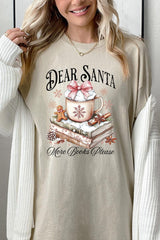 5000P-E3205 Dear Santa Books Graphic Plus Heavy Cotton Tee $12.75