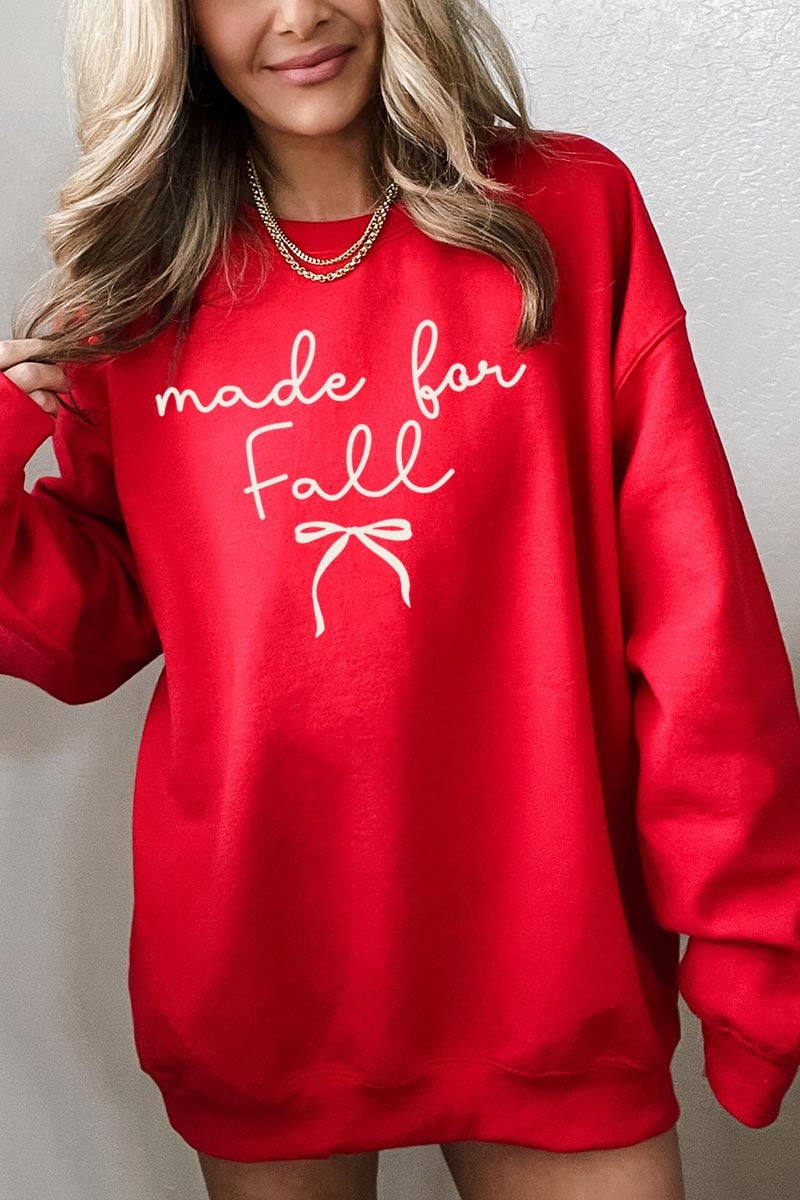 UL180-E3151 Made For Fall Graphic Sweatshirt $20