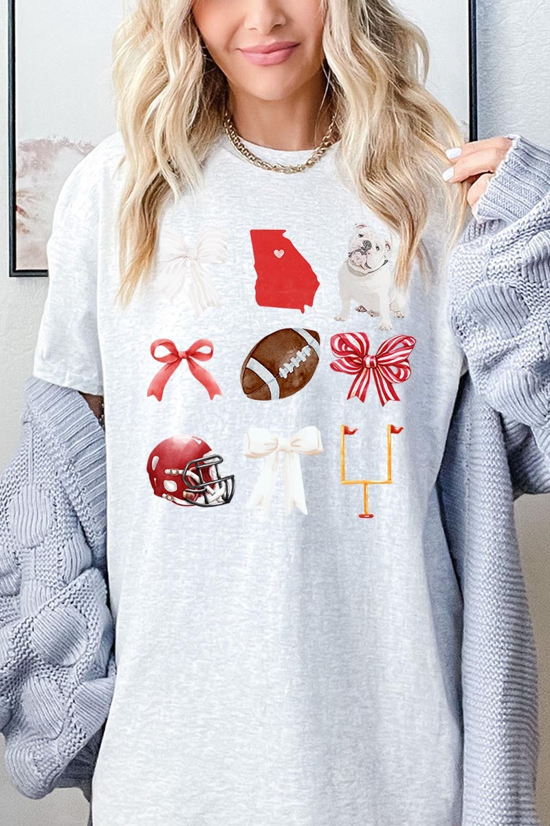 5000P-E3080 Georgia Football Graphic Plus Heavy Cotton Tee $12.75