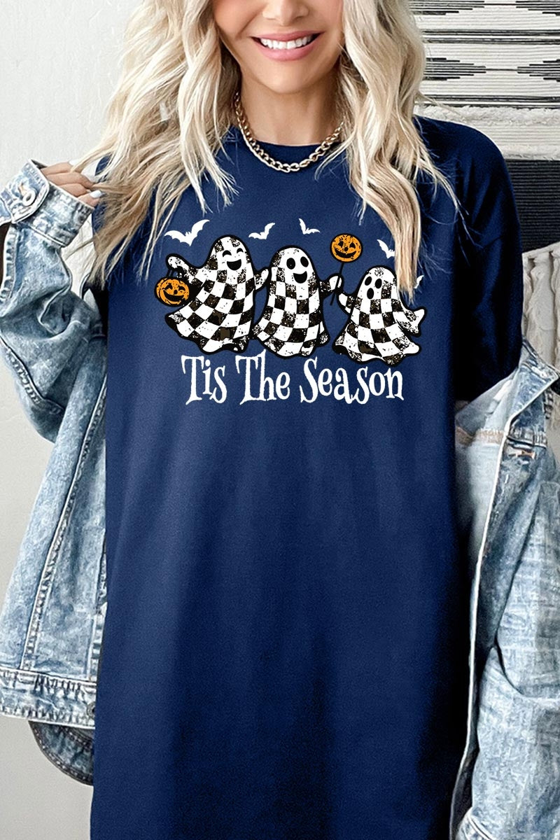 5000-E3124 Retro Ghosts Graphic Heavy Cotton Tee $9