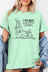 5000P-E3075 If Youu2019re Hanging On Graphic Plus Heavy Cotton Tee $12.75