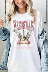 5000P-E3157 Nashville Rose Graphic Plus Heavy Cotton Tee $12.75