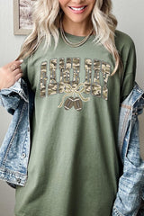 5000-E3131 Football Game Day Camo Graphic Heavy Cotton Tee $9