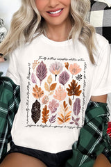 US3001-E3147 Christian Fall Graphic Tee $12.5