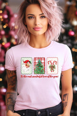 US3001P-E3201 Most Wonderful Time Graphic Plus Tee $16
