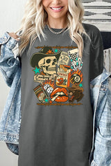 5000P-E3096 Vintage Western Collage Plus Heavy Cotton Tee $12.75