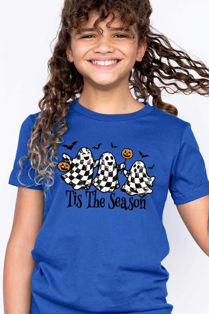 US3001Y-E3124Z Retro Ghosts Kids Graphic Tee $11