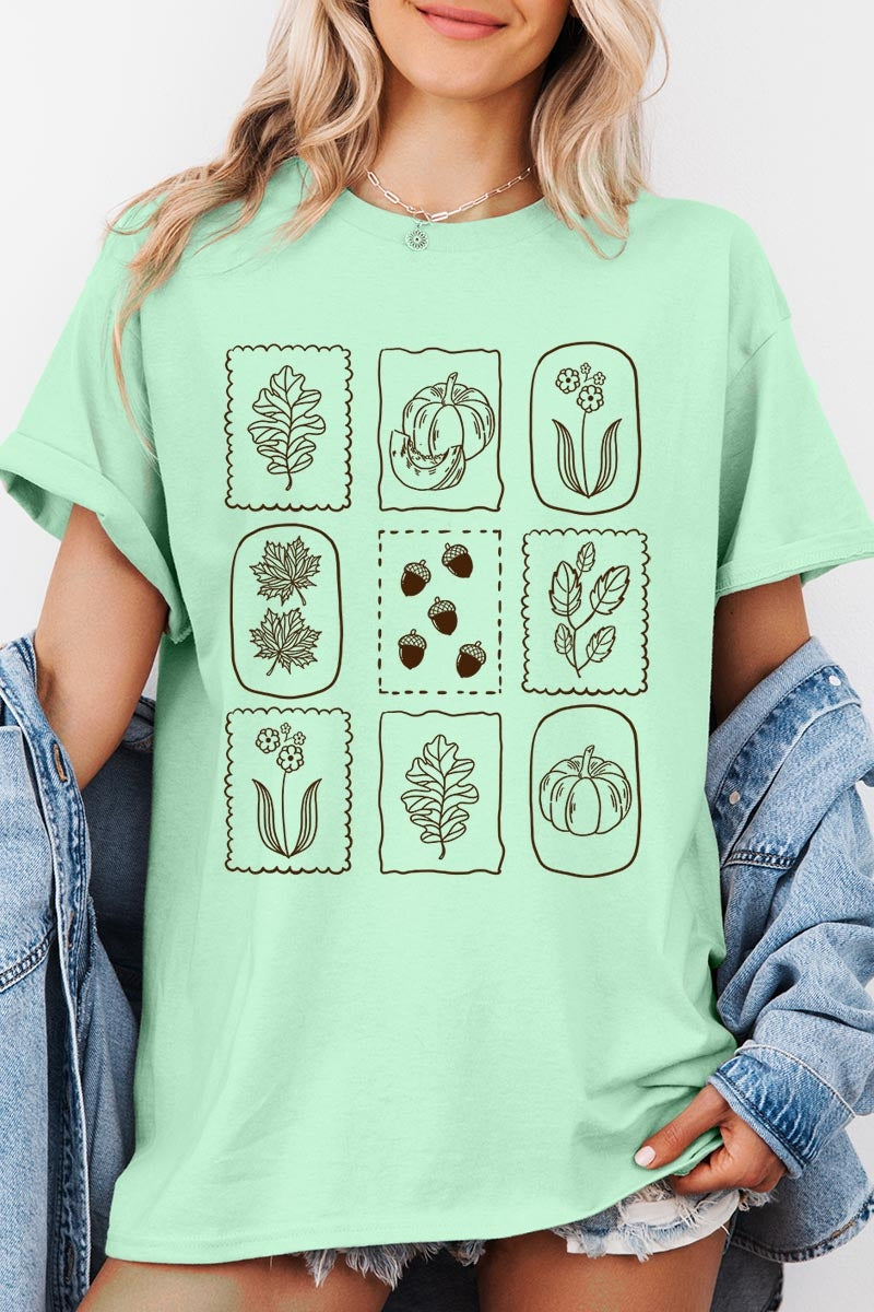 5000P-E3101 Autumn Graphic Plus Heavy Cotton Tee $12.75