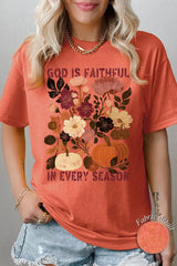 5000P-E3171 Faithful In Every Season Graphic Plus Heavy Cotton Tee $12.75