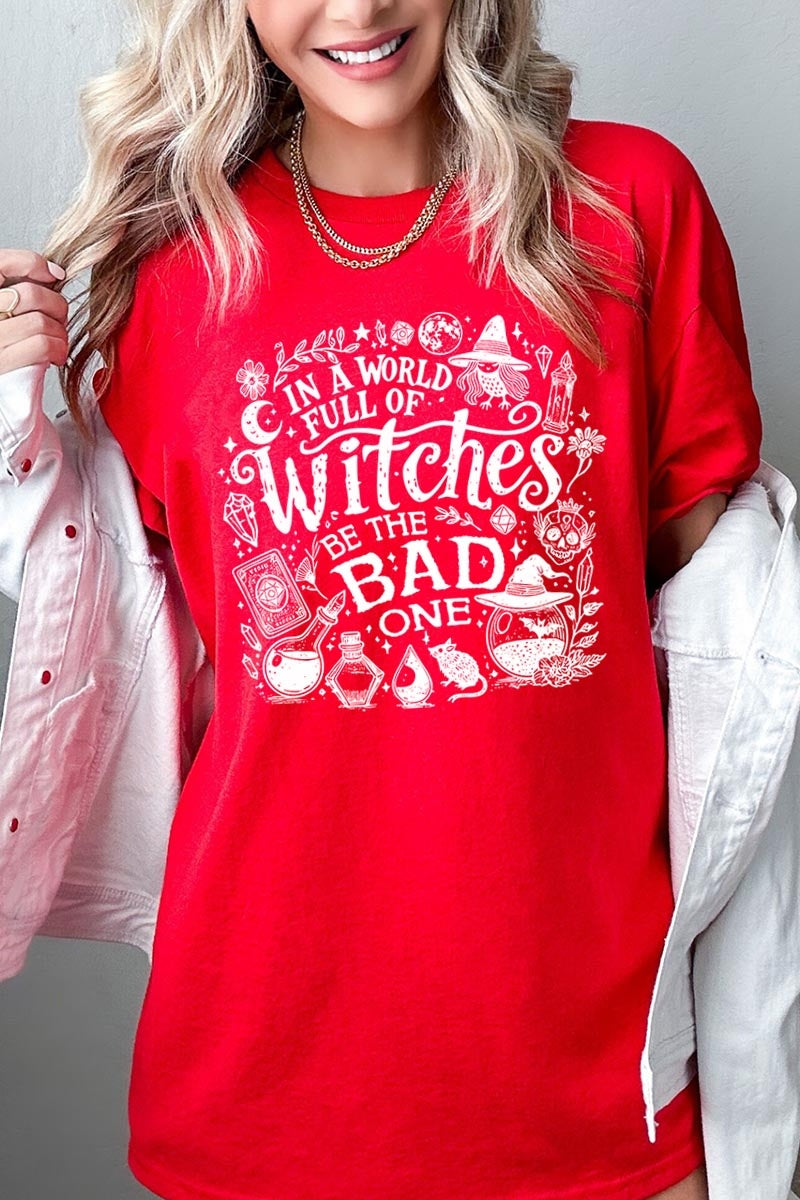 5000-E3139 In a World of Witches Graphic Heavy Cotton Tee $9