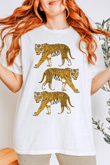 5000P-E3104 Retro Tigers Graphic Plus Heavy Cotton Tee $12.75