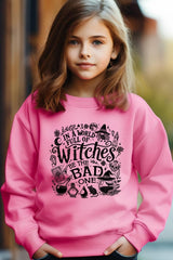 UL180B-E3139Z In a World of Witches Kids Graphic Sweatshirt $20