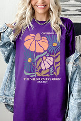 5000P-E3067 Consider the Wildflowers Graphic Plus Tee $12.75