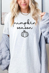 5000-E3152 Pumpkin Season Graphic Heavy Cotton Tee $9